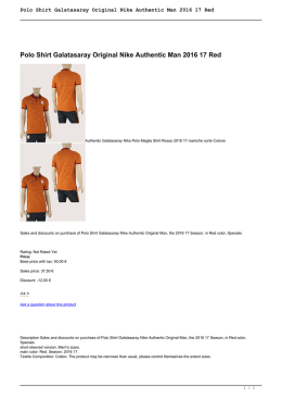 Polo Shirt Galatasaray Original Nike Authentic Man