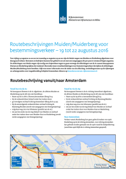 Routes bestemmingsverkeer Muiden_Muiderberg 19-22