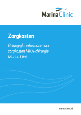 Zorgkosten - Marina Clinic