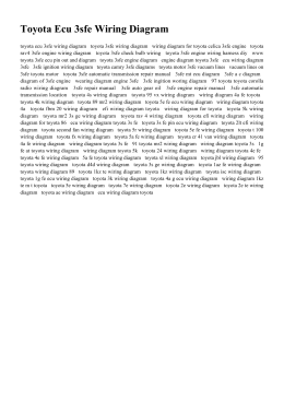 Toyota Ecu 3sfe Wiring Diagram