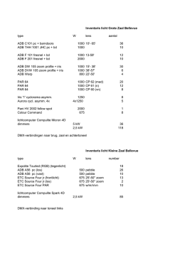 PDF - Inventaris licht en geluid per 16-8-2016