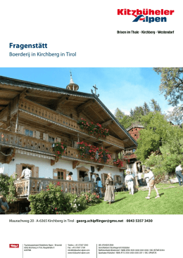 Fragenstätt in Kirchberg in Tirol