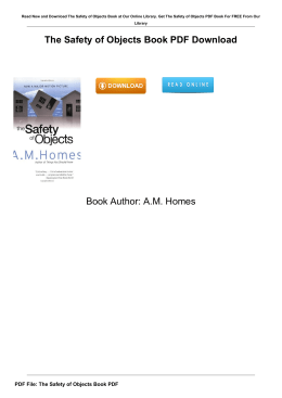 The Safety of Objects Book PDF Book Author: A.M. Homes