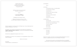 Leung Ming - Wase Begrafenissen