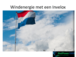 Presentatie NedPower windenergie met Invelox commissie
