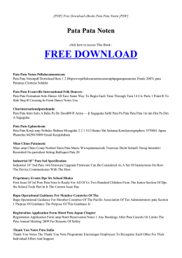 PATA PATA NOTEN | Free eBooks PDF