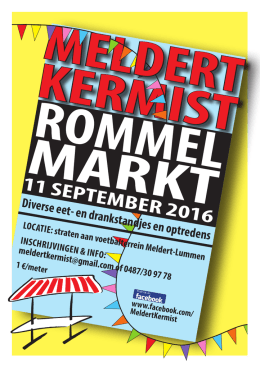 Bekijk affiche - Rommelmarkten