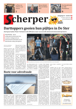 Week 35 2016 - De Scherper