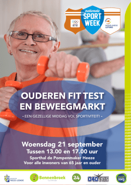 ouderen fit test en beweegmarkt - Gemeente Heeze