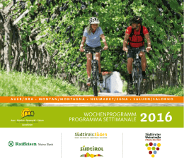 Wochenprogramm 2016