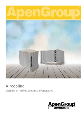 Sistema di raffrescamento evaporativo AirCooling