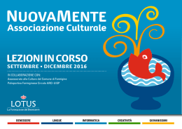 Lezioni in Corso? S&igrave; grazie!
