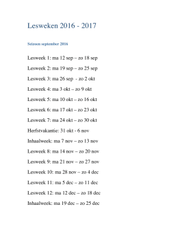 Lesweken - Life Danscenter