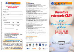 Pieghevole Corso - ULSS 16 Unit&agrave; Locale Socio Sanitaria Padova