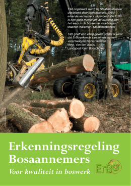 Flyer ErBo - Stichting Kwaliteit Bos-, Natuur