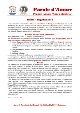 Premio Anvos &ldquo;San Valentino&rdquo;