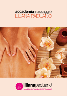 massaggio - Scuola di Estetica Liliana Paduano