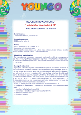 Leggi il regolamento
