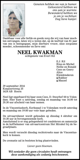 neel kwakman - Nieuw Volendam