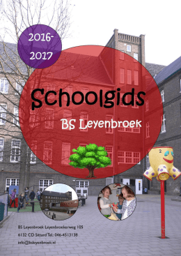 Schoolgids - Basisschool Leyenbroek