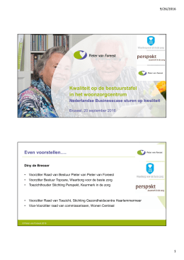 Lezing Diny de Bresser - Zorgnet