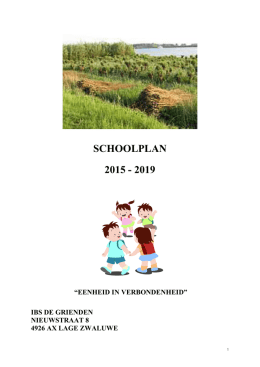Schoolplan 2015 - 2019