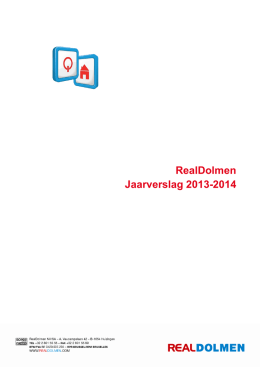 RealDolmen Jaarverslag 2013-2014