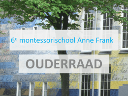 hier - 6e Montessorischool Anne Frank
