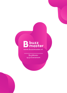 Stappenplan - BuzzMaster