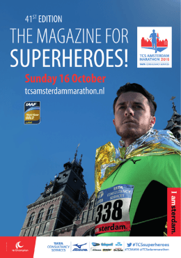 Magazine 2016 - TCS Amsterdam Marathon
