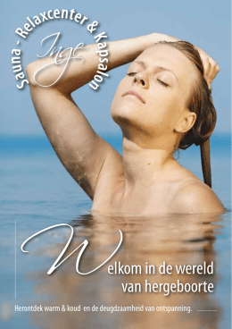 Brochure - Sauna Inge