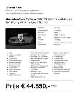 Prijs &euro; 1,