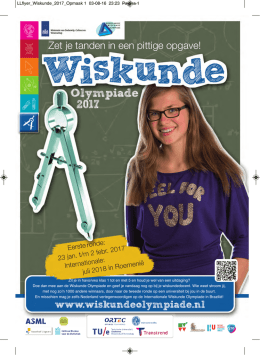 leaflet - Nederlandse Wiskunde Olympiade