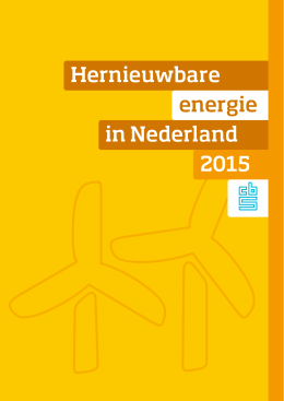 Hernieuwbare energie in Nederland 2015