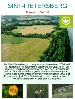 sint-pietersberg - Natuurpunt Limburg