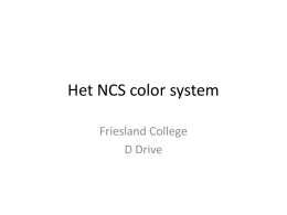 Het NCS color system