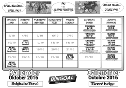 Oktober - Bingoal