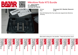 Mikrofone Rode NT5 Bundle