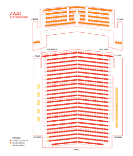 Zaalplattegrond