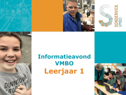 Leerjaar 1 - Sondervick.nl