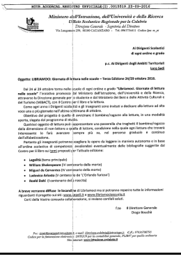 LIBRIAMOCI - GIORNATA DI LETTURA NELLE - IIS Morelli