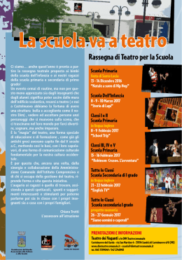 La scuola va a teatro
