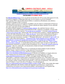 PDF - Libreria Editrice Urso Avola