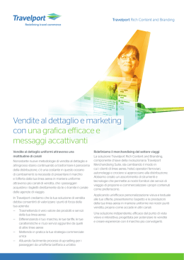 Travelport Rich Content and Branding