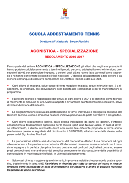 Agonistica - Sport Club Nuova Casale