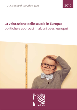 La valutazione delle scuole in Europa: politiche e