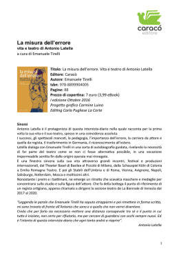 Scarica la Scheda Libro