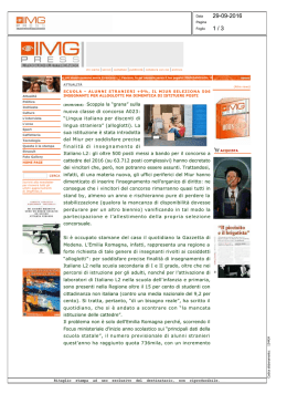 1 / 3 29-09-2016 - L`Eco della Stampa &raquo; Media Intelligence