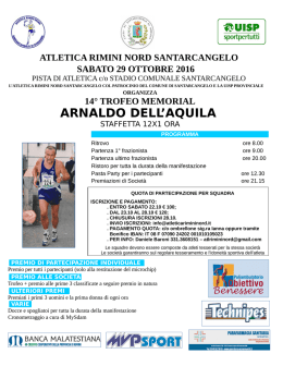 arnaldo dell`aquila - ASD Atletica Rimini Nord