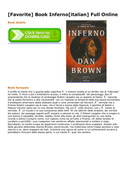 [Favorite] Book Inferno[italian] Full Online